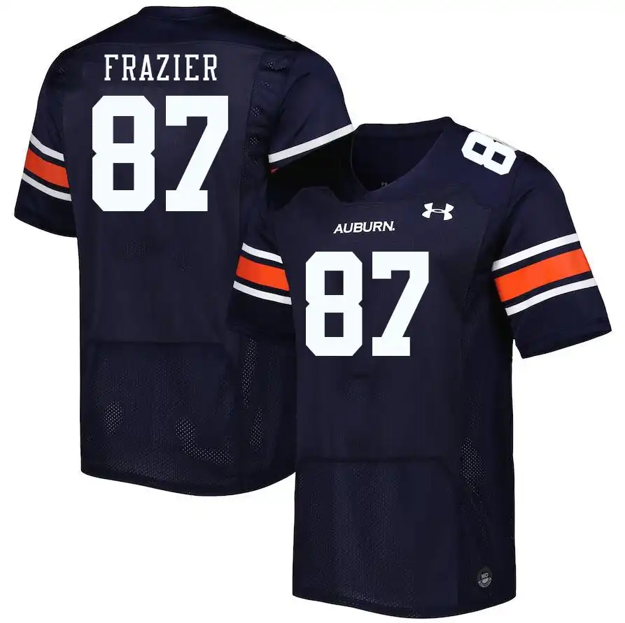 Auburn Tigers Brandon Frazier Men's #87 Navy Stitched College Football Jersey