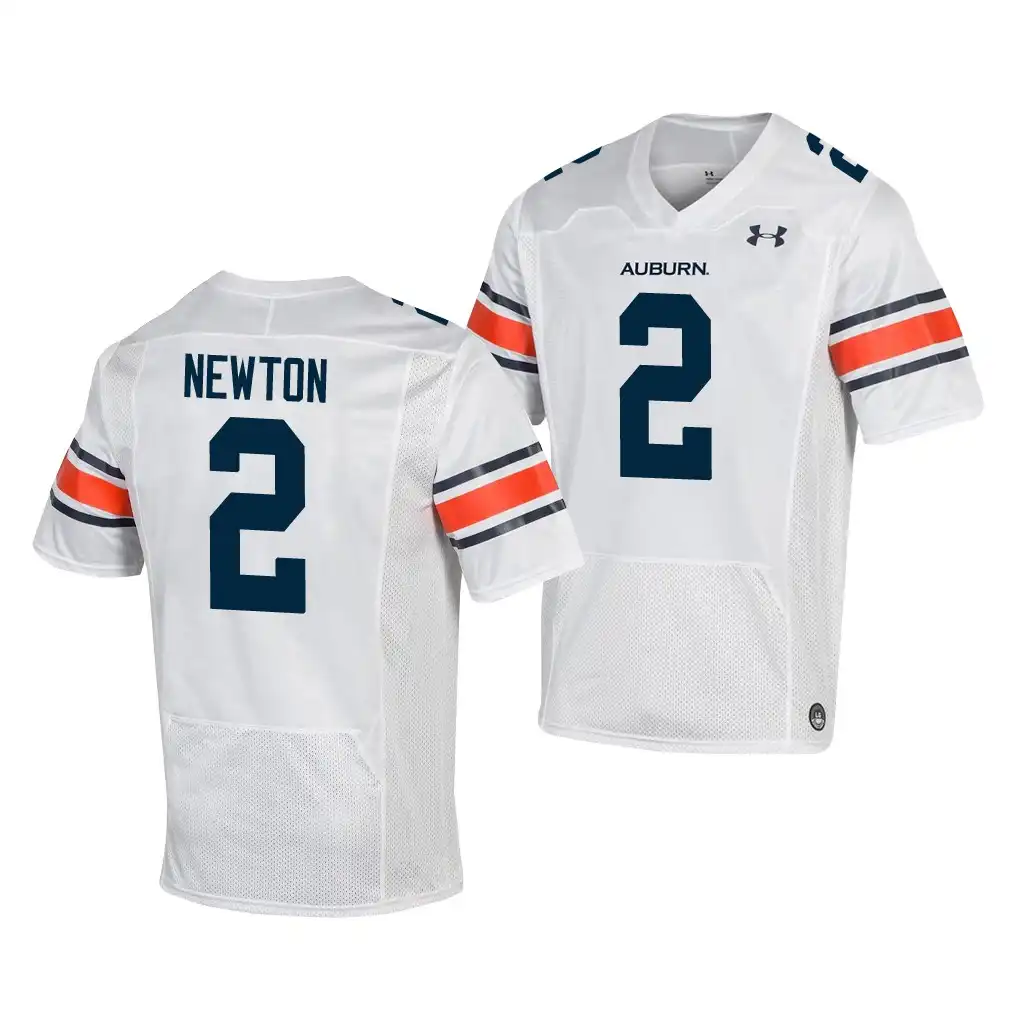 Auburn Tigers Cam Newton Men's #2 White Stitched College Football Jersey