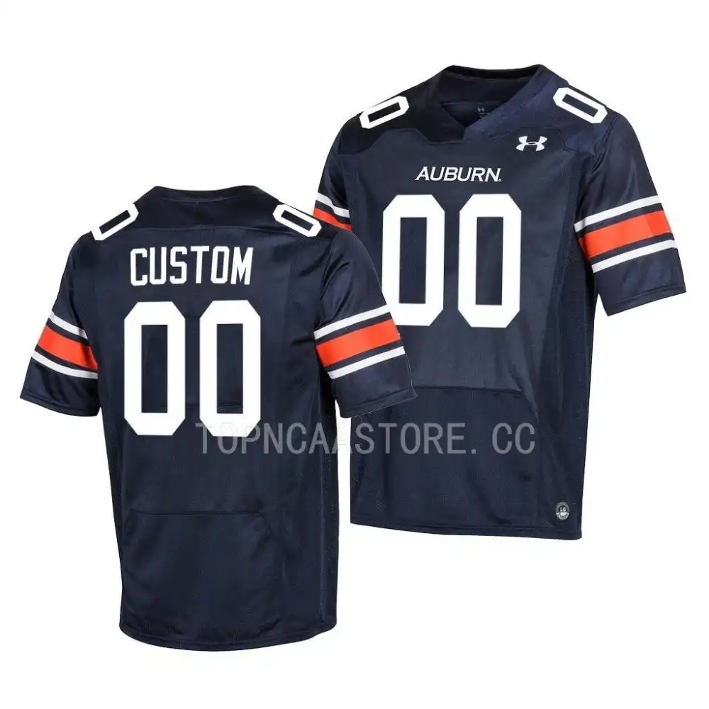 Auburn Tigers Custom Men's #00 Navy 2022 Stitched College Football Jersey