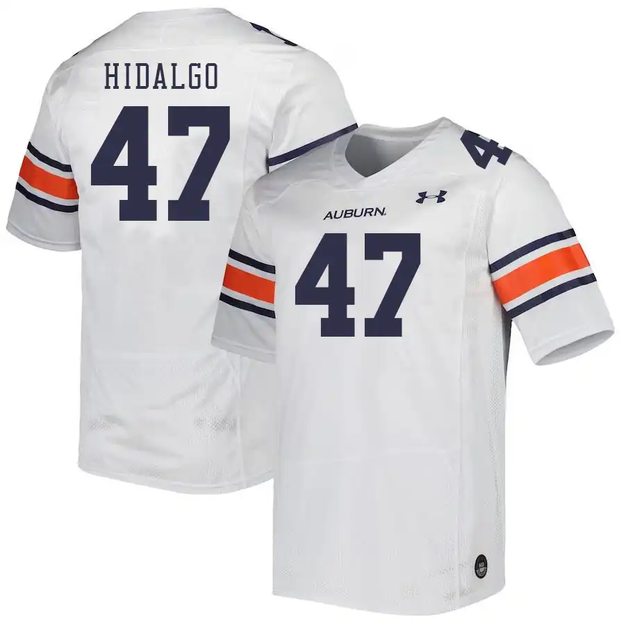 Auburn Tigers Grant Hidalgo Men's #47 White Stitched College Football Jersey