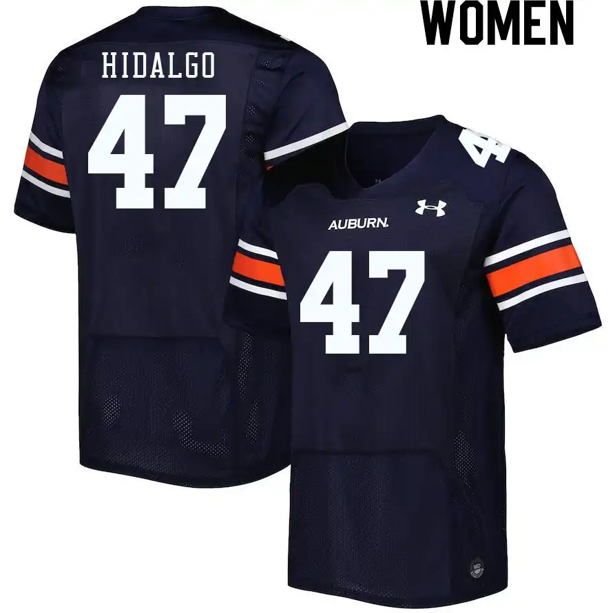 Auburn Tigers Grant Hidalgo Women's #47 Navy Stitched College Football Jersey