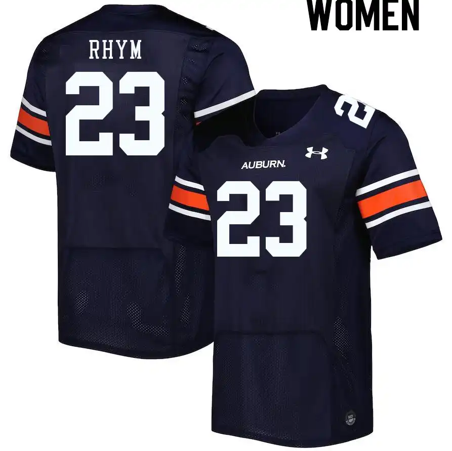 Auburn Tigers J.D. Rhym Women's #23 Navy Stitched College Football Jersey