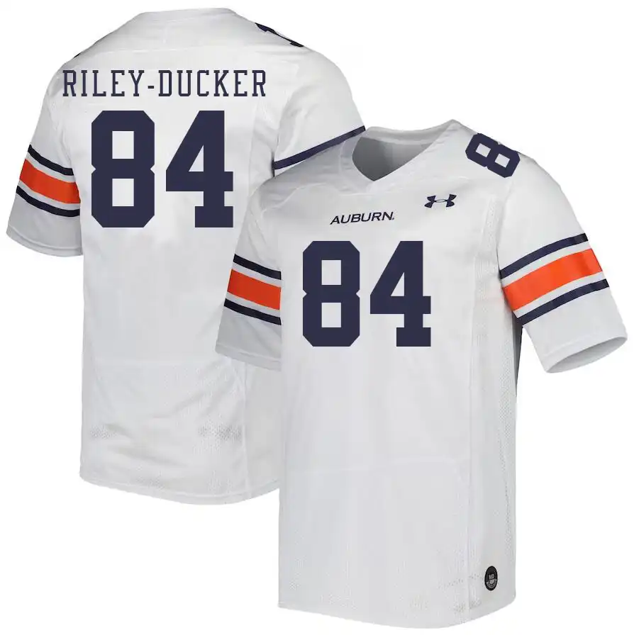 Auburn Tigers Micah Riley-Ducker Men's #84 White Stitched College Football Jersey