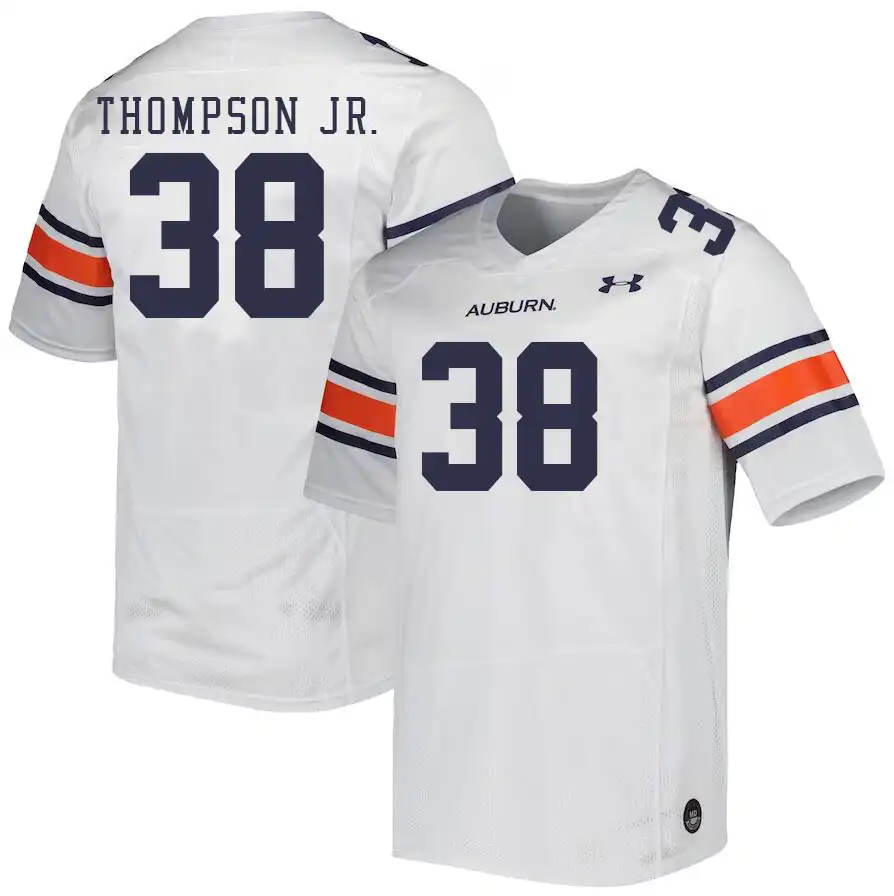 Auburn Tigers Paul Thompson Jr. Men's #38 White Stitched College Football Jersey