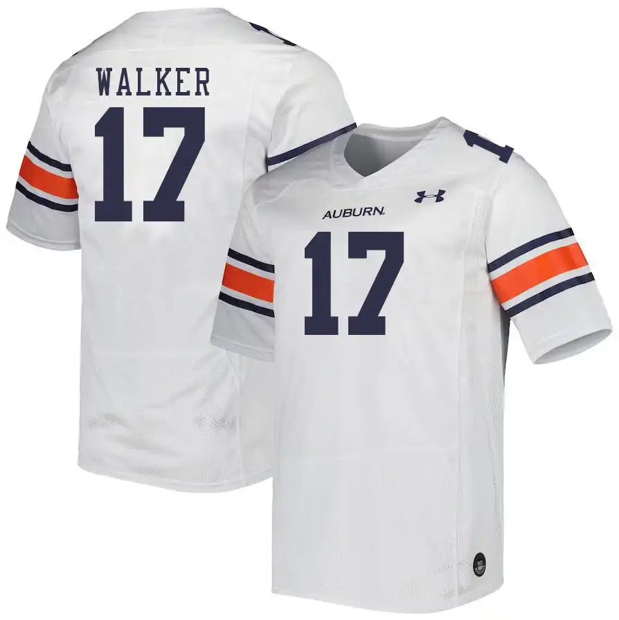 Auburn Tigers Rico Walker Men's #17 White Stitched College Football Jersey