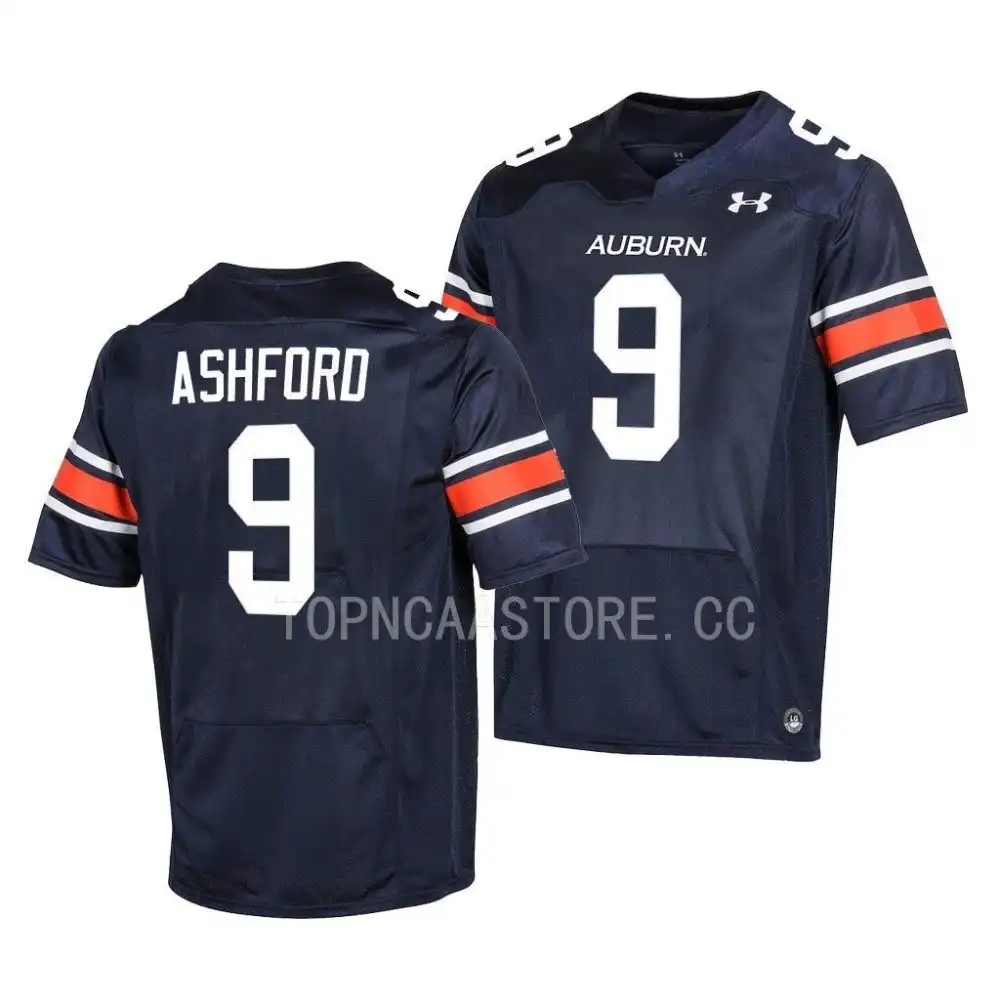 Auburn Tigers Robby Ashford Men's #9 Navy 2022 Stitched College Football Jersey