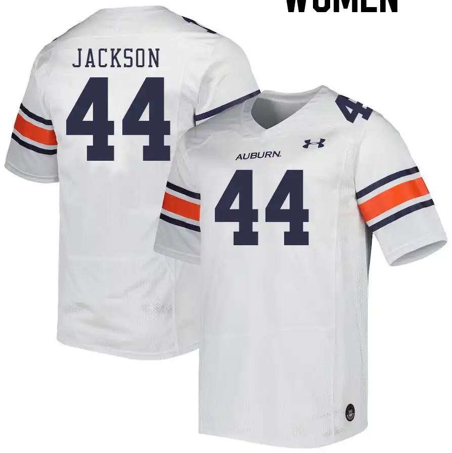 Auburn Tigers Sean Jackson Women's #44 White Stitched College Football Jersey