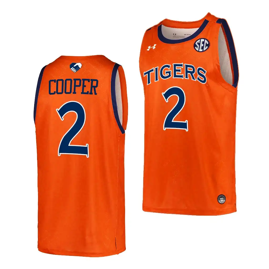 Auburn Tigers Sharife Cooper Men's #2 Player Alumni Orange Unite As One Stitched College Football Jersey